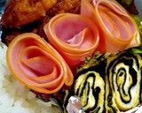 お弁当用！薄切りハムのマヨ包み♡作り方6写真