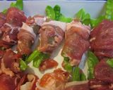 ヨシダソースで絹さやの肉巻き♪作り方3写真