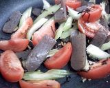 こんにゃくセロリトマトの塩こんぶソテー作り方3写真