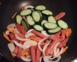 スパムときゅうりのブラックペッパー炒め作り方5写真