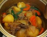 母の味♡ノンオイル無水鍋で肉じゃが作り方8写真