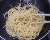 オクラなめたけとポーチドエッグのパスタ作り方8写真