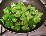 鶏むね肉と旬の甘いピーマンの生姜醤油炒め作り方2写真