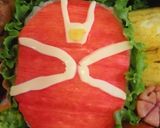 仮面ライダーウィザード キャラ弁作り方3写真