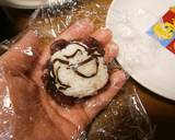 塩昆布おにぎりdeおはぎ♡作り方6写真