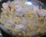 鶏むね肉と新玉ねぎの生姜クリームパスタ作り方6写真