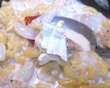 鶏むね肉と新玉ねぎの生姜クリームパスタ作り方8写真