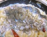 鶏むね肉と新玉ねぎの生姜クリームパスタ作り方9写真