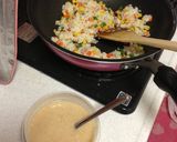 オリーブ油と塩麹でバターピラフ風ご飯☆作り方4写真