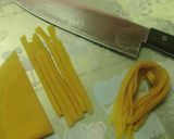 低糖質＊ｵｵﾊﾞｺ使用＊手打ち寒天麺作り方22写真