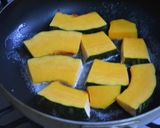 お弁当に♪焼きカボチャのカレー甘辛味作り方3写真