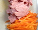 SPAMとごぼうのきんぴら作り方1写真