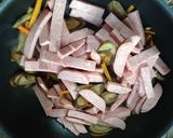 SPAMとごぼうのきんぴら作り方4写真