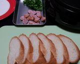 ホットプレートピザ(フランスパン)作り方2写真