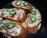 ホットプレートピザ(フランスパン)作り方7写真