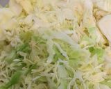 新キャベツで野菜塩ラーメン作り方1写真