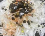 おつまみオニスラマヨポン酢！作り方4写真