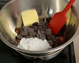 極旨*マロングラッセ入りチョコテリーヌ作り方3写真