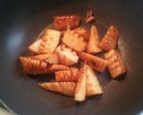 100円おつまみ水煮タケノコ香ばし焼き作り方2写真