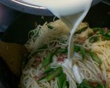 アスパラとベーコンの豆乳カルボナーラ作り方10写真