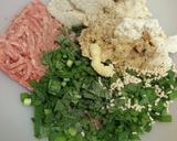 ニラ入り豆腐ハンバーグの卵あんかけ作り方2写真