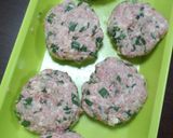ニラ入り豆腐ハンバーグの卵あんかけ作り方3写真
