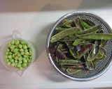 私流ツタンカーメンエンドウ豆ご飯☆作り方1写真