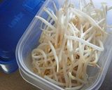 レンジで簡単♪もやしの塩昆布サラダ作り方1写真