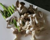 美しいきのこのパスタ作り方1写真
