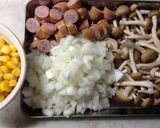 しめじ＆コーンたっぷり♪ドライカレー作り方1写真
