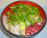 パパの海鮮ミックス丼作り方6写真