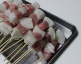 【農家のレシピ】豚肉とたまねぎの串かつ作り方1写真
