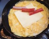 チーズとカニカマのオムレツ作り方4写真