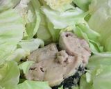 春キャベツの蒸し物作り方1写真