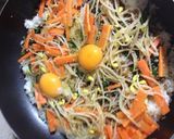 フライパンひとつで石焼ビビンバ作り方3写真