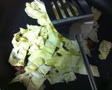 簡単＆美味☆牛すじ入り巣ごもり卵作り方2写真