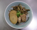 ごぼうと筍の炒り煮作り方8写真