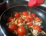 今日は、あさりとトマトのパスタよ！作り方4写真