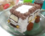 好物乗せてあげて♪簡単！ワゴン車ケーキ♪作り方6写真