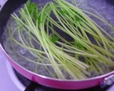 お弁当の箸休めに♬　三つ葉のおかかポン酢作り方1写真