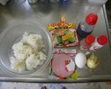 パラパラチャーハン作り方1写真