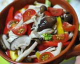 野菜の爽やかスパイシーミートチーズ焼き作り方5写真