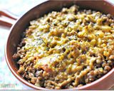 野菜の爽やかスパイシーミートチーズ焼き作り方7写真