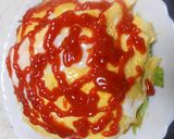 即席焼きそばでオム焼きそば作り方8写真