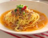 ものすごうまいけん★パスタで担担麺★作り方8写真