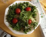 シャキシャキ水菜と新玉のサラダうどん作り方6写真