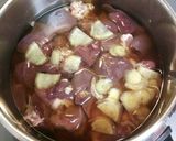 圧力鍋で♪鶏レバーのカレー作り方2写真