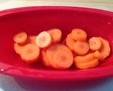 ハンバーグ付け合せ☆にんじんグラッセ作り方1写真