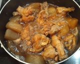 手羽元と大根煮♪作り方5写真