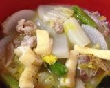 野菜たっぷり!和風豆乳スープ♡作り方2写真